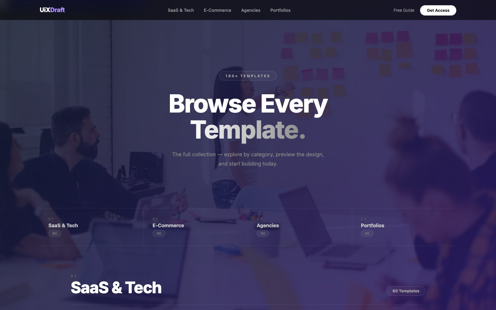 UIXDraft template catalog — Browse Every Template
